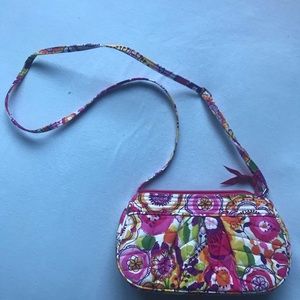 Floral Vera Bradley crossbody bag